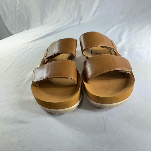 Cobian Brown Slide Sandals - Picture 3 of 10